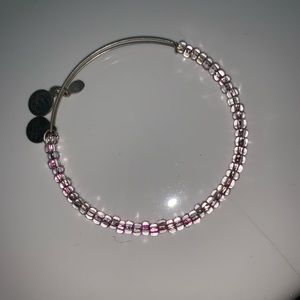 Alex and Ani Pink Beaded Bangle